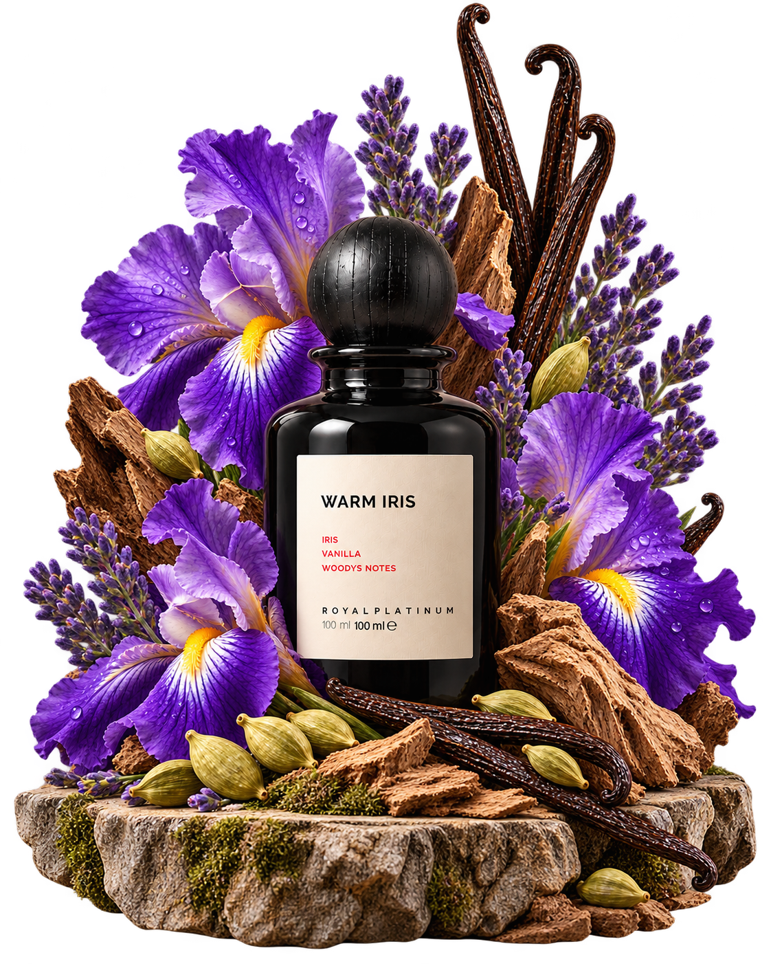 Ароматната композиция на WARM IRIS